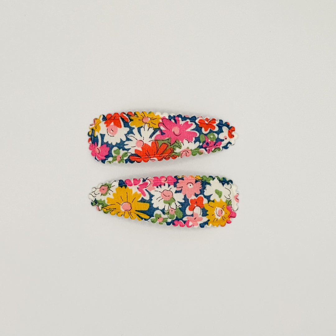 Snap Clips in Liberty Fabric - Summer, Set of 2