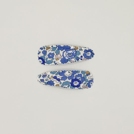 Snap Clips in Liberty Fabric, Set of 2