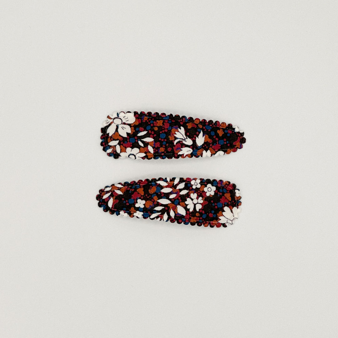 Snap Clips in Liberty Fabric, Set of 2