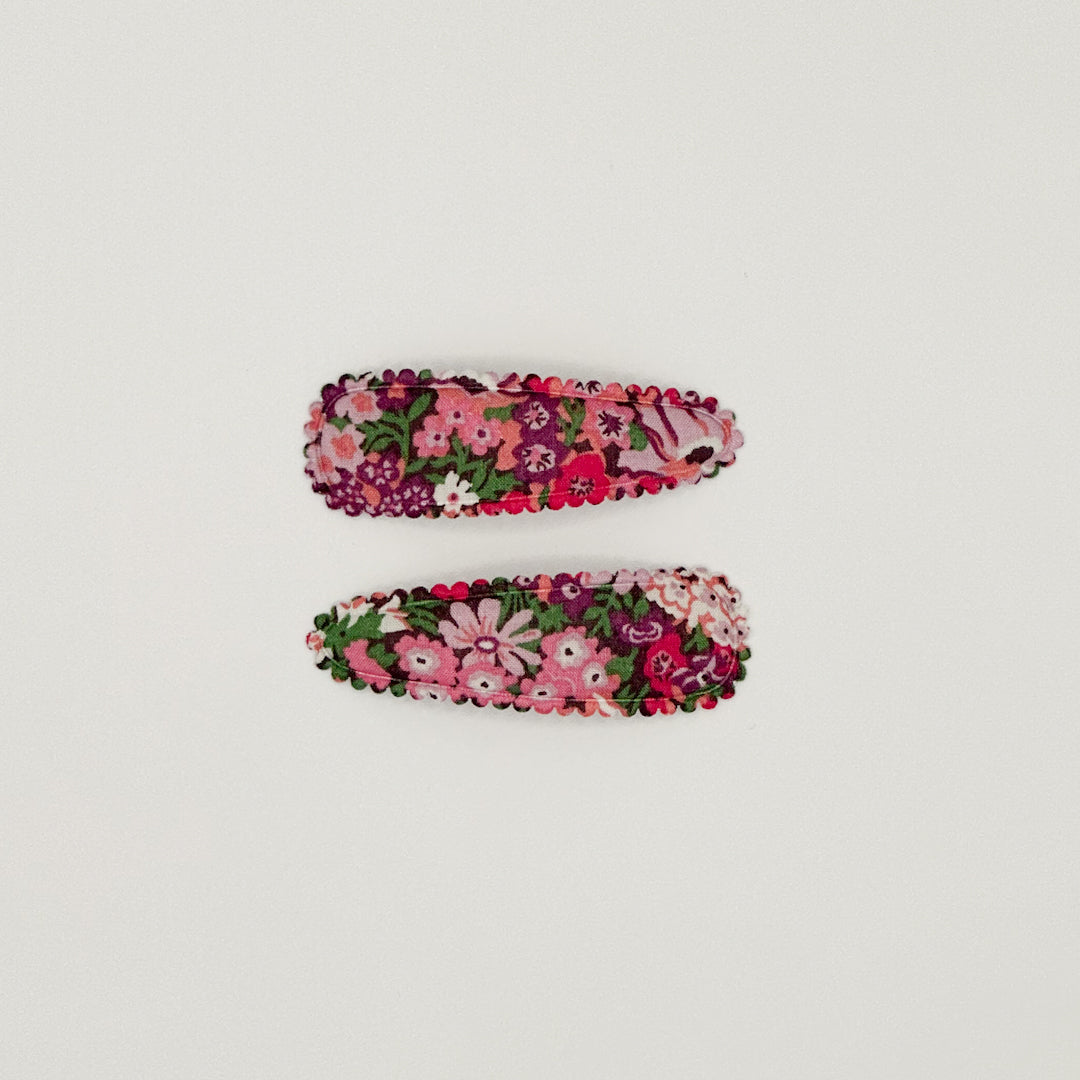 Snap Clips in Liberty Fabric, Set of 2
