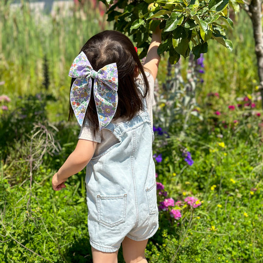 Fable Bow in Liberty Fabric - Violet