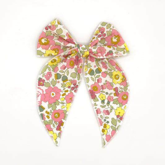 Fable Bow in Liberty Fabric - Bubblegum