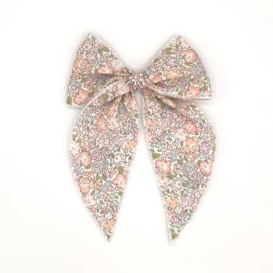 Fable Bow in Liberty Fabric - Blush