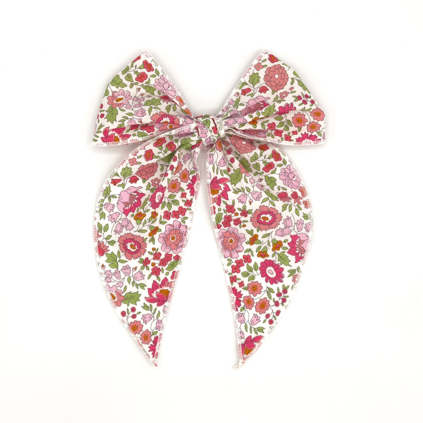 Fable Bow in Liberty Fabric - Pomegranate