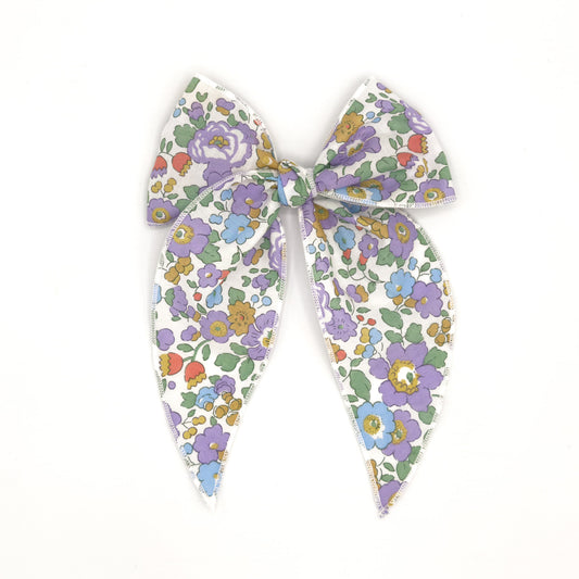 Fable Bow in Liberty Fabric - Violet