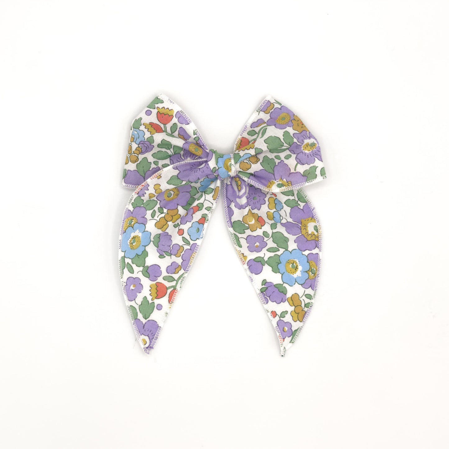 Medium Fable Bow in Liberty Fabric - Violet