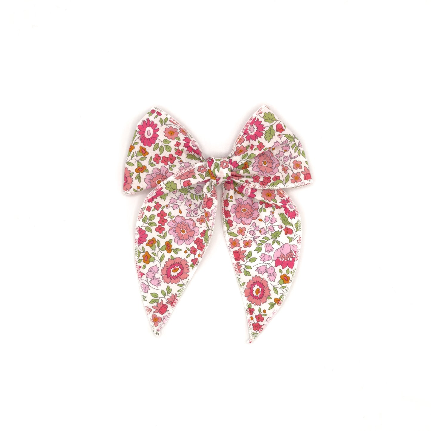 Medium Fable Bow in Liberty Fabric - Pomegranate
