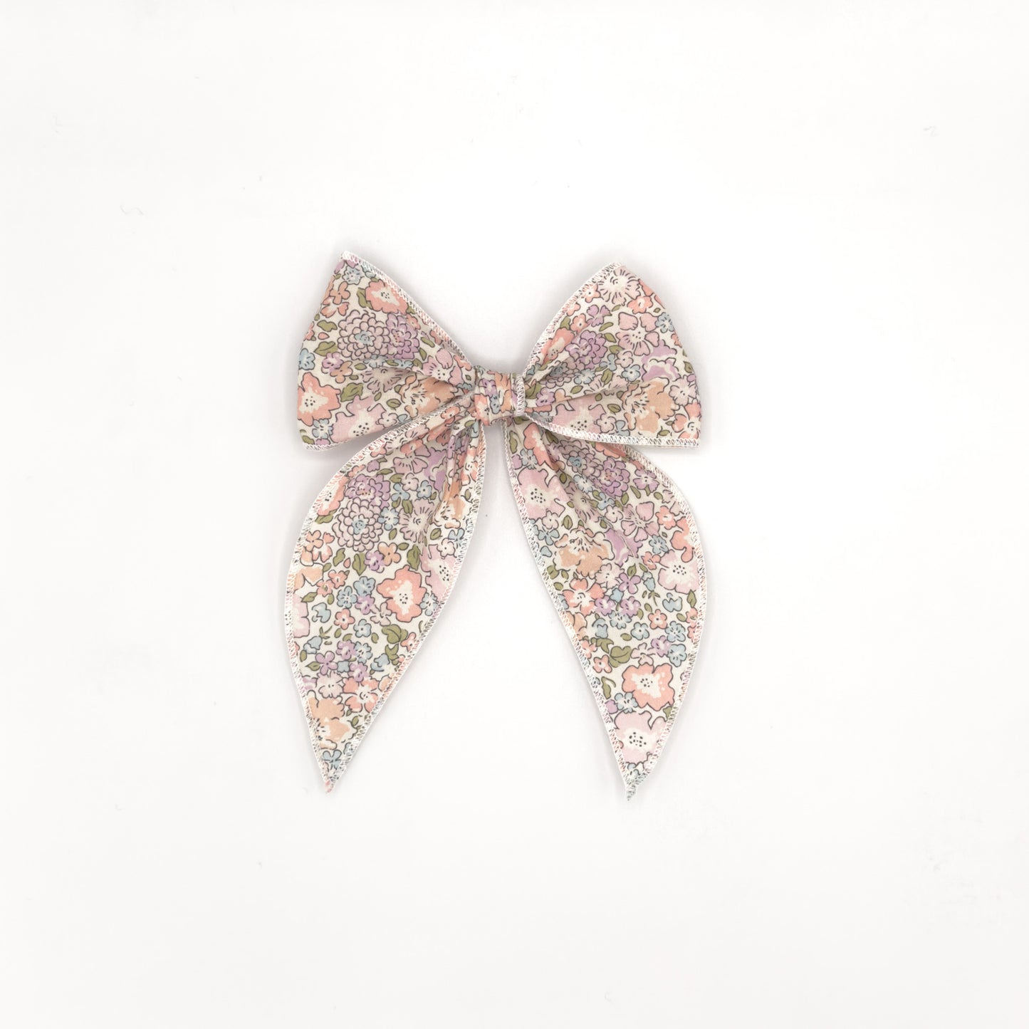 Medium Fable Bow in Liberty Fabric - Blush