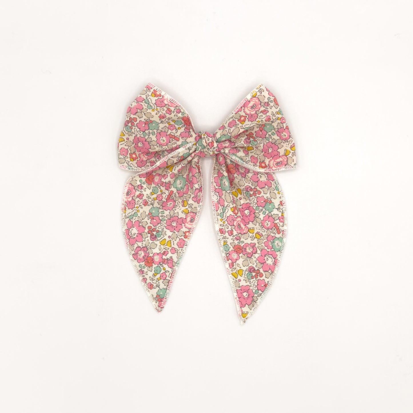 Medium Fable Bow in Liberty Fabric - Pebble Beach