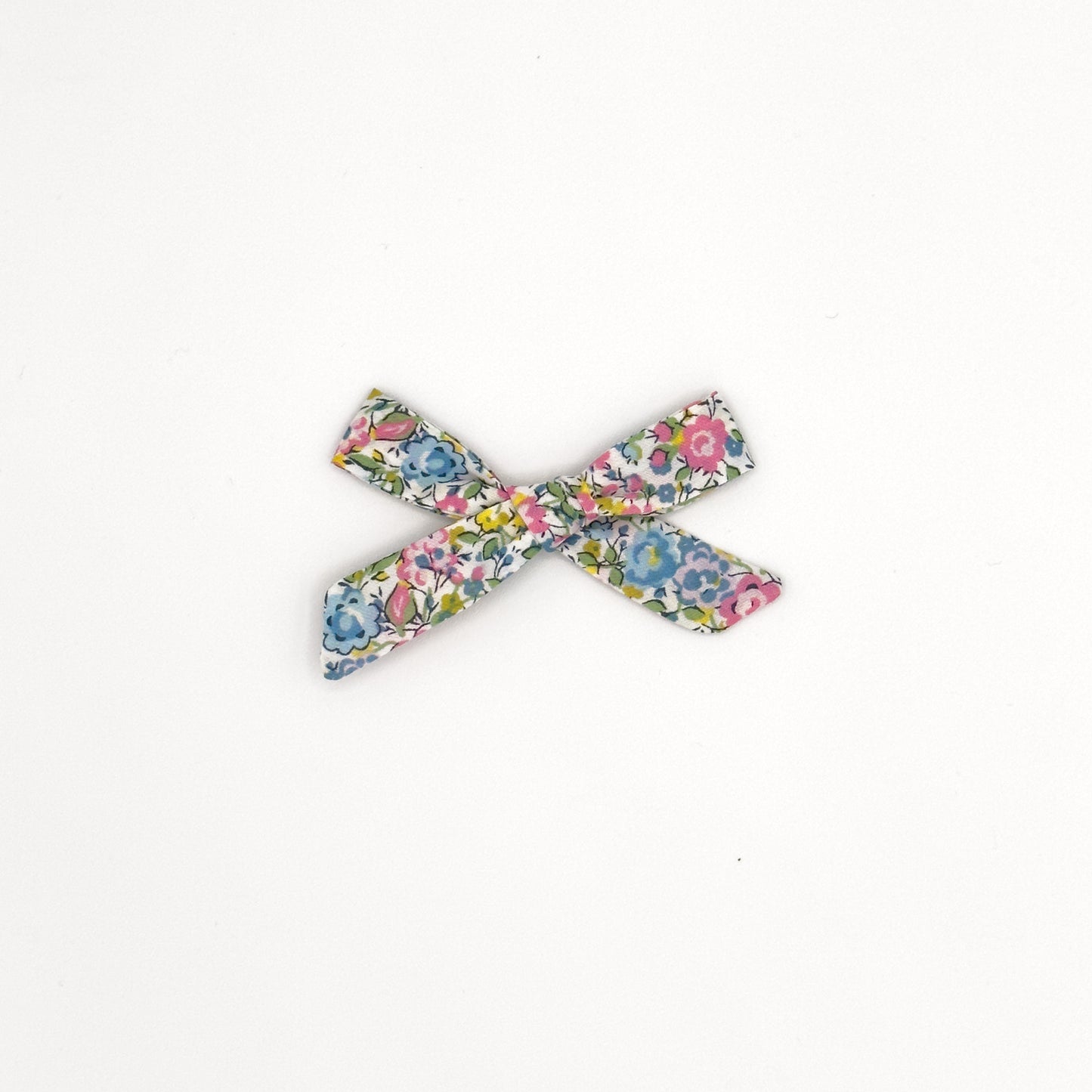 Small Schoolgirl Bow in Liberty Fabric - Mini Eggs