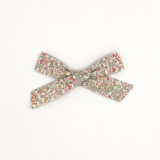 Medium Schoolgirl Bow in Liberty Fabric - Butterfly